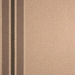 Striped flatweave runner in cream and grey 