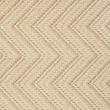 Broadloom carpet with zig zag stripe in tan.