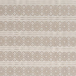 Patterned fabric with beige geometric design