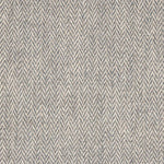 Broadloom carpet with a subtle herringbone pattern in slate blue