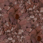 Detail of wallpaper in a watercolor textural print in shades of red, gray and black.