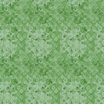 Green floral patterned wallpaper