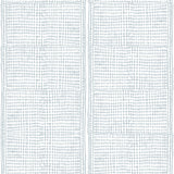 Subtle gridded geometric pattern in pale blue on a white background.
