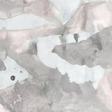 Wallpaper with abstract watercolor design in shades of grey. 