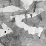 Wallpaper with abstract watercolor design in shades of grey