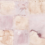 Wallpaper with watercolor check pattern in pink and orange
