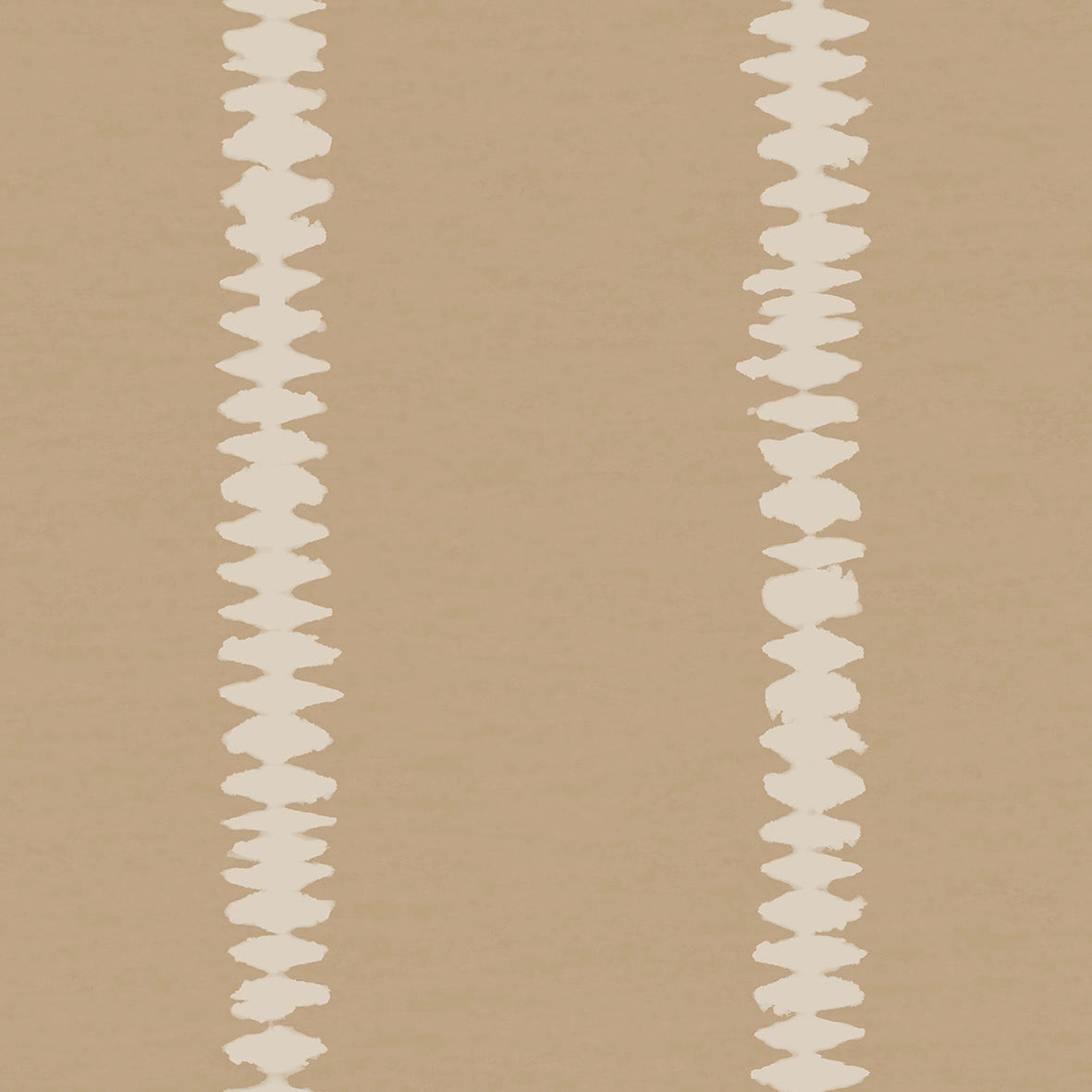 Beige background with white ink blot stripe