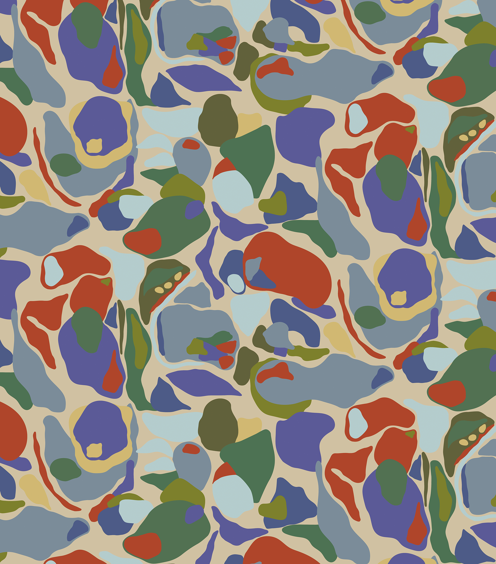 Fabric Blue Ripple Ripple Fabric – Studio Four NYC
