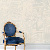 Faces Mosaic Grasscloth - Retail