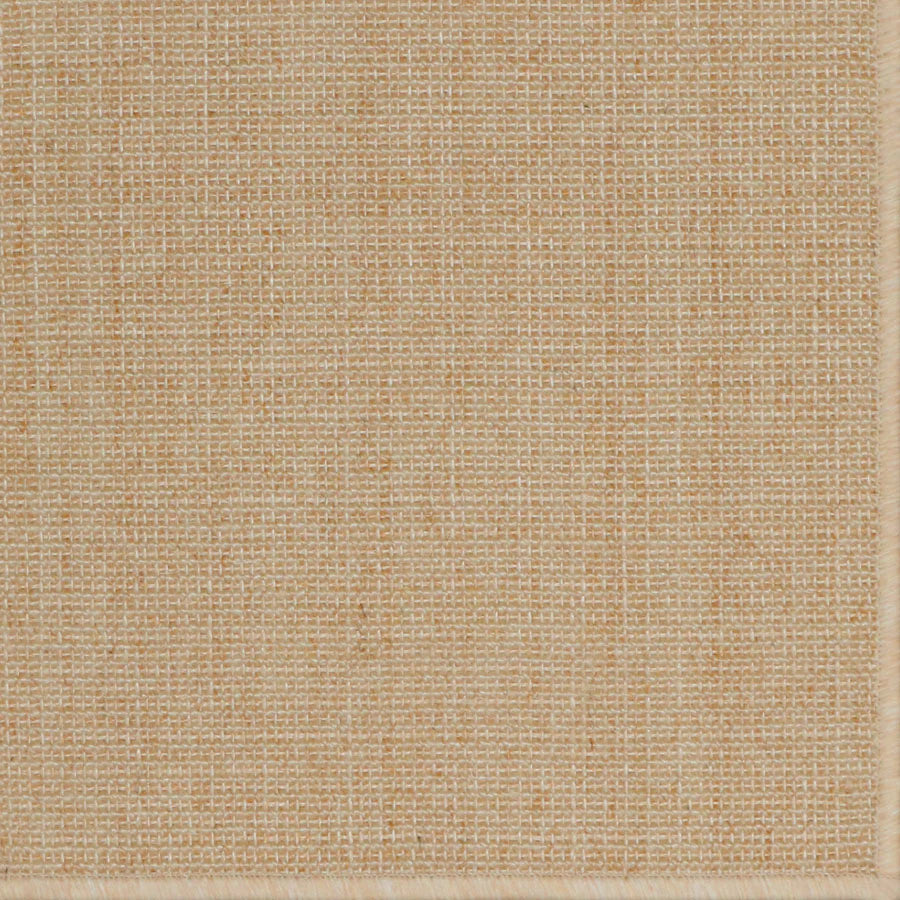 Broadloom carpet swatch in a textural pattern in a yellow tan design