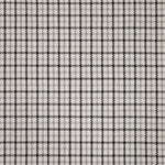 Broadloom carpet swatch in a checkered pattern in a white light grey black design