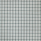 Broadloom carpet swatch in a checkered pattern in a blue black white design