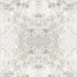 Detail of wallpaper in a watercolor textural print in shades of cream, gray and tan.