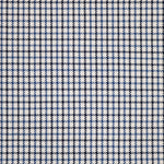 Broadloom carpet swatch in a checkered pattern in a white blue black design