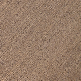 Detail of the Penta Rug in Pebble, a subtle striated pattern in warm taupe. 