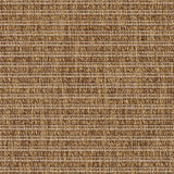 Outdoor broadloom carpet swatch in a dotted stripe pattern in cream on a mottled tan field.