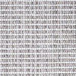 Wool broadloom carpet swatch in a striped white and heather weave pattern.