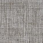 Wool-nylon broadloom carpet swatch in a textured blend of gray, charcoal and tan.