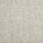 Wool broadloom carpet swatch in a textured weave in mottled cream and gray.