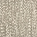 Outdoor broadloom carpet swatch in a chunky ribbed weave in mottled brown and cream.