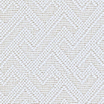 Wool broadloom carpet swatch in a dimensional geometric weave in white.