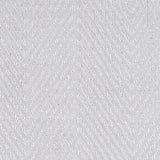 Nylon broadloom carpet swatch in a striped herringbone weave in cream.