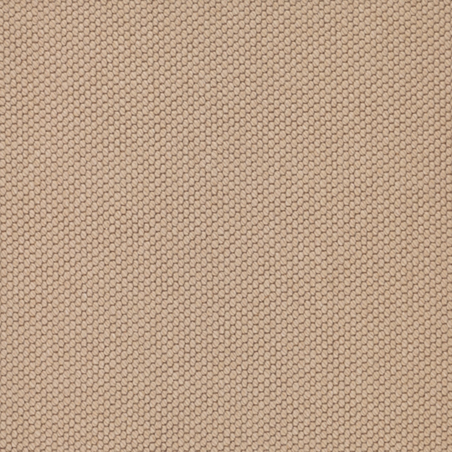 Wool broadloom carpet swatch in a chunky grid weave in tan.