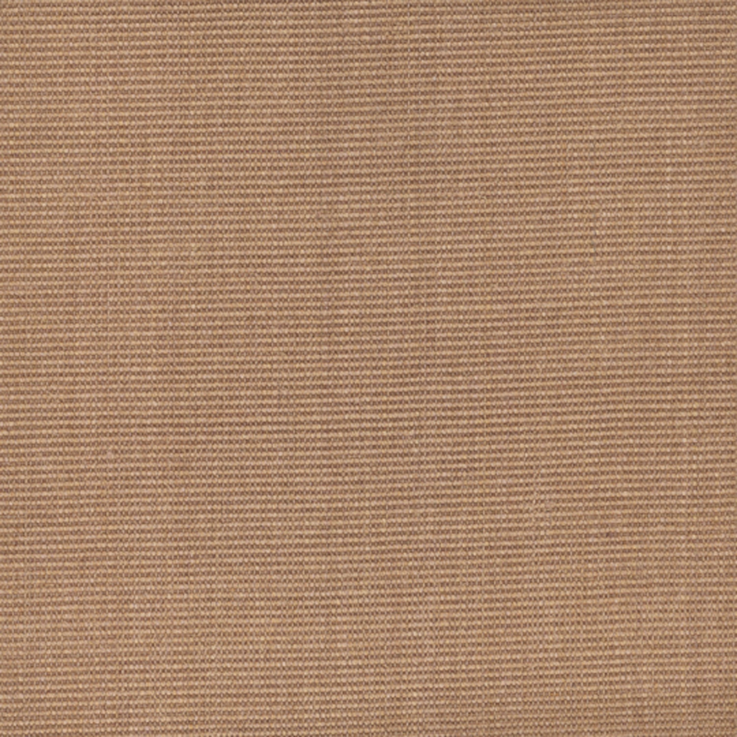 Sisal broadloom carpet swatch in a ribbed weave in "Khaki" brown.