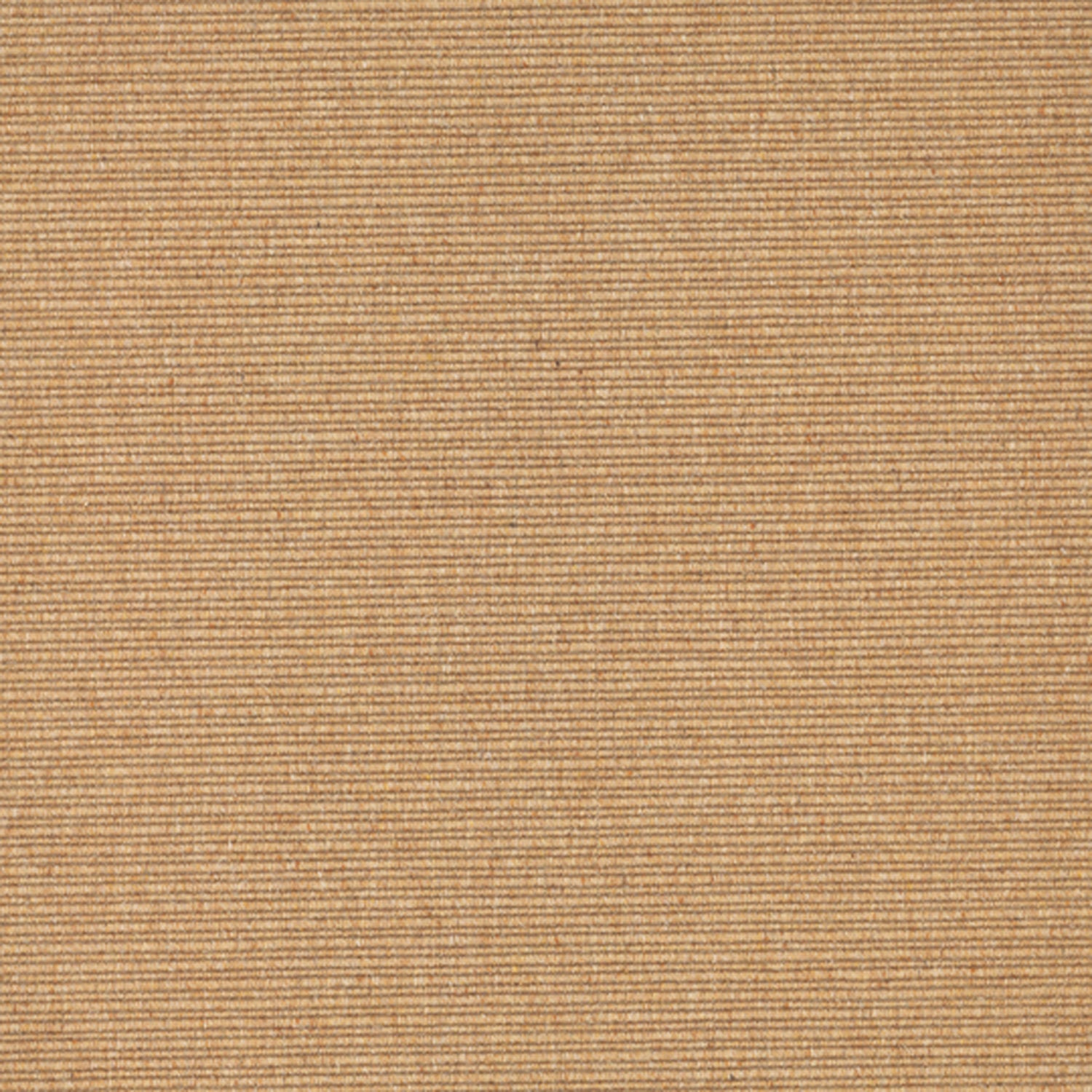 Wool broadloom carpet swatch in a ribbed weave in bronze.