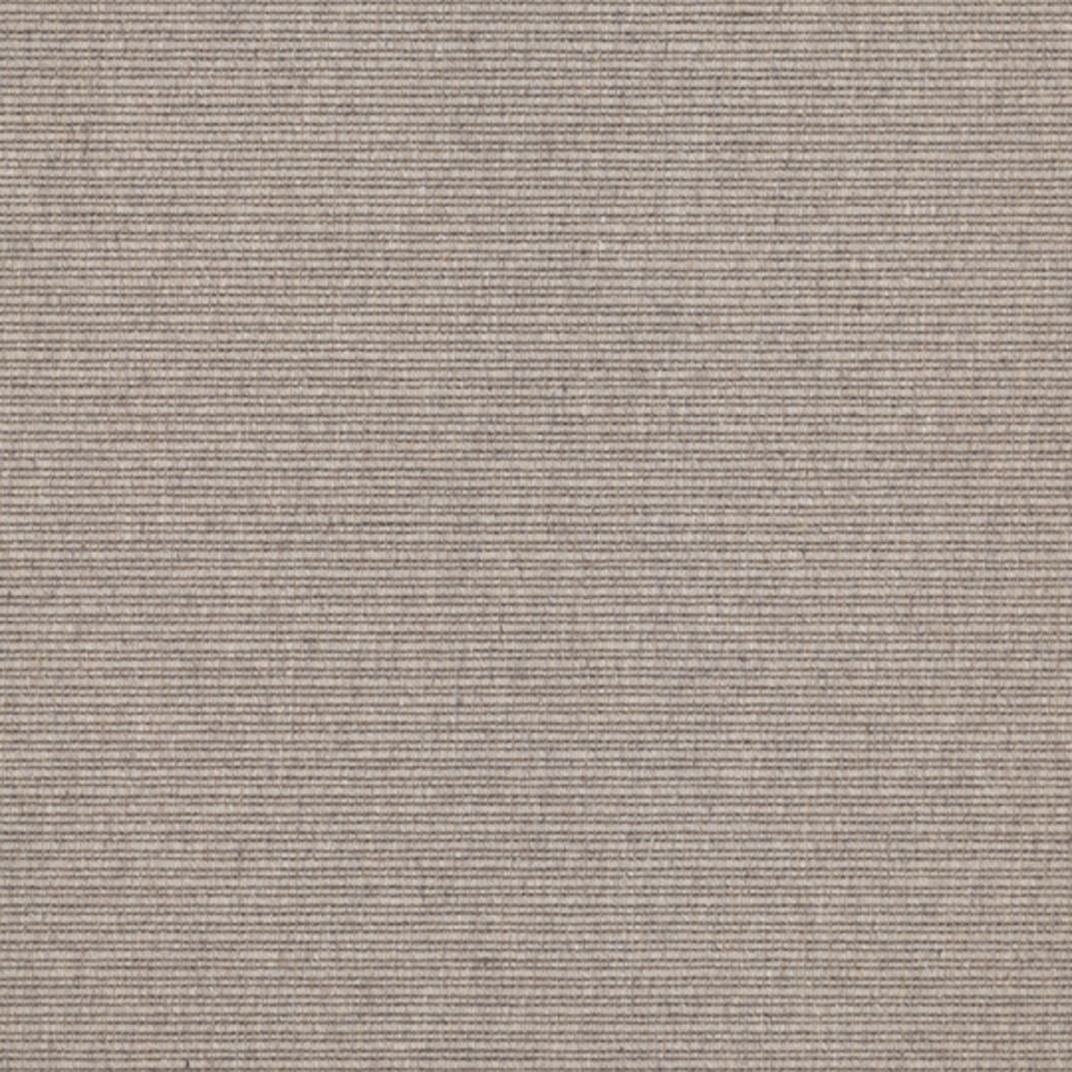 Wool broadloom carpet swatch in a ribbed weave in gray.
