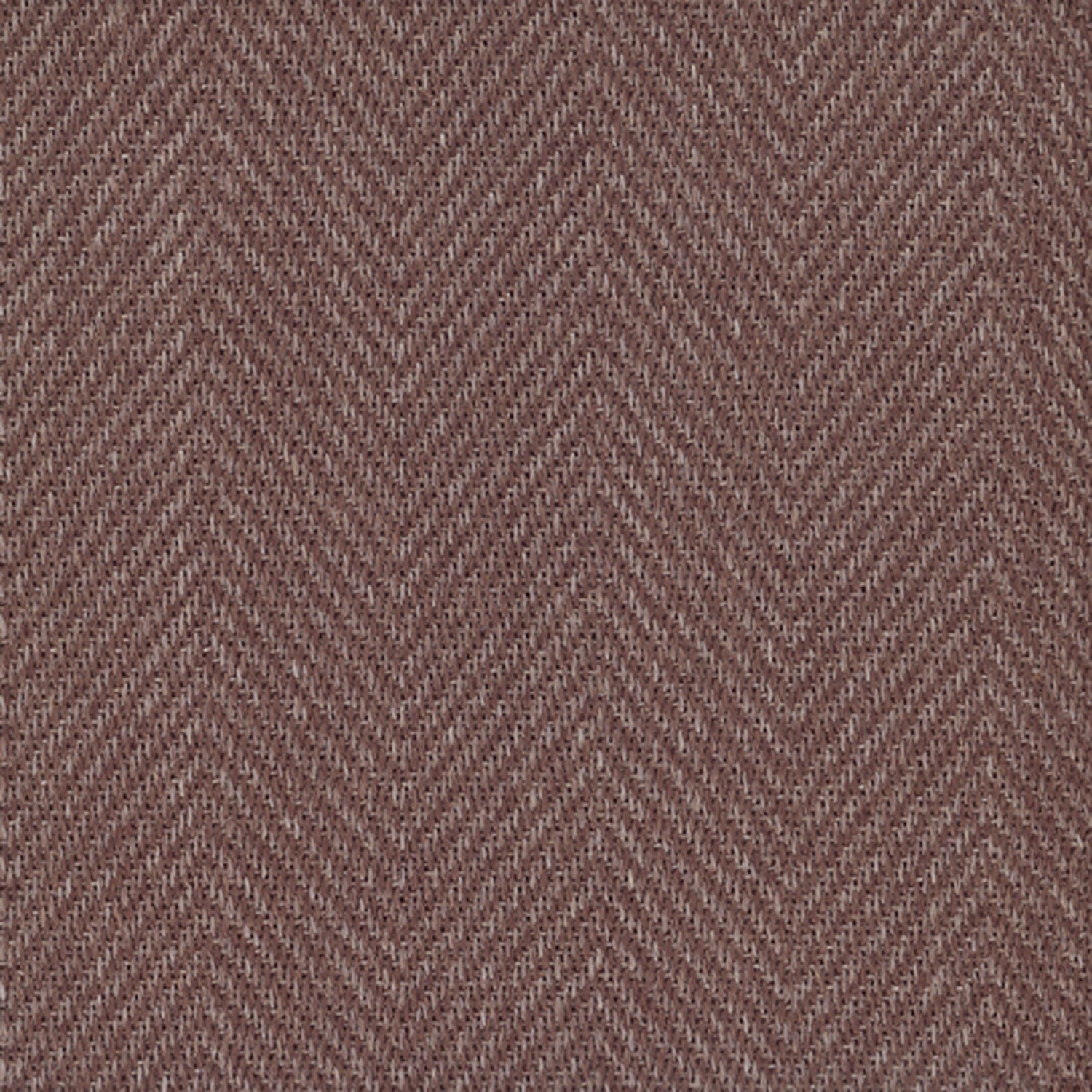 Sisal broadloom carpet swatch in a herringbone weave in maroon and sable.