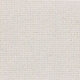 Wool-blend broadloom carpet swatch in a looped weave in ivory.
