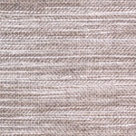 Wool-blend broadloom carpet swatch in a textured stripe weave in cream and brown.