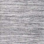 Wool-blend broadloom carpet swatch in a textured stripe weave in white and gray.