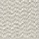 Wool broadloom carpet swatch in a herringbone weave in cream.
