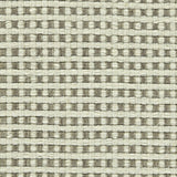 Wool broadloom carpet swatch in a flat grid weave in cream and taupe.
