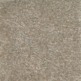 Synthetic blend broadloom carpet swatch in a cut pile texture in sable.