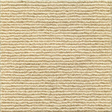 Wool broadloom carpet swatch in a chunky ribbed weave in cream.