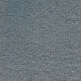 Wool broadloom carpet swatch in a cut pile texture in blue-gray.