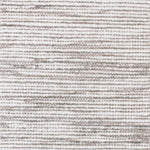 Wool-blend broadloom carpet swatch in a chunky weave in mottled white and greige.